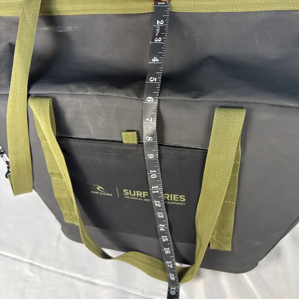 Rip Curl Black and Olive Green Surf Series Duffle Tote